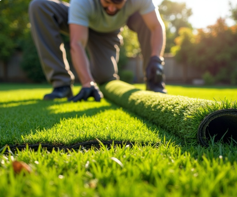 Hazır Rulo Çim Uygulaması